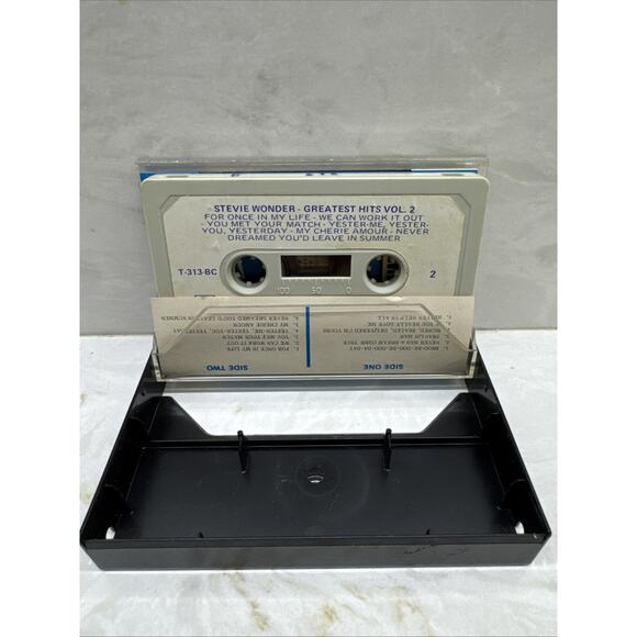 tevie Wonder Cassette Greatest Hits Vol. 2 1979 Motown Records Reissue - Picture 5 of 5